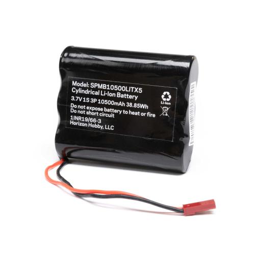 SPMB10500LITX5 - 3.7V 1S 10500mAh Li-Ion Transmitter Battery: iXSR Spektrum SPMB10500LITX5 SPMB10500LITX5 - 3.7V 1S 10500mAh Li-Ion Transmitter Battery: iXSR Spektrum SPMB10500LITX5