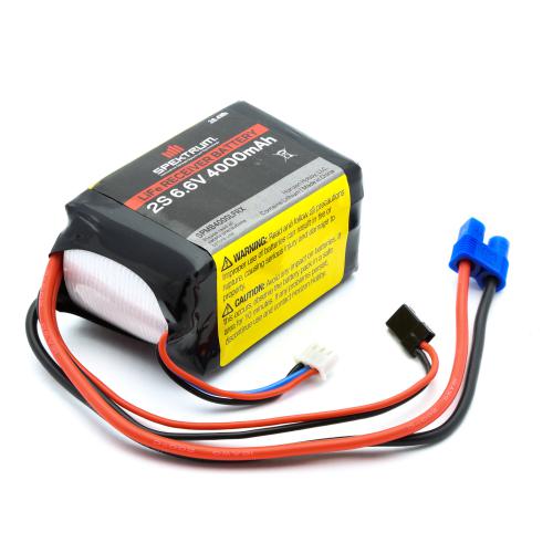 SPMB4000LFRX - 6.6V 4000mAh 2S LiFe Receiver Battery: Universal Receiver. E Spektrum SPMB4000LFRX SPMB4000LFRX - 6.6V 4000mAh 2S LiFe Receiver Battery: Universal Receiver. E Spektrum SPMB4000LFRX