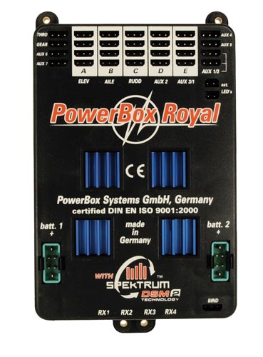 SPMPB1000 - PowerBox Royal Spektrum DSM2 12-Kanal PowerBox Systems SPMPB1000 SPMPB1000 - PowerBox Royal Spektrum DSM2 12-Kanal PowerBox Systems SPMPB1000