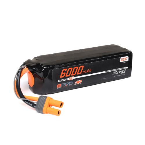 SPMX-1070 - 22.2V 6000mAh 6S 120C Smart G2 Pro Air LiPo Battery: IC5 Spektrum SPMX-1070 SPMX-1070 - 22.2V 6000mAh 6S 120C Smart G2 Pro Air LiPo Battery: IC5 Spektrum SPMX-1070