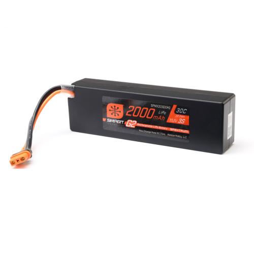SPMX203S30H2 - 11.1 V. 2000 mAh. 3S. 30C. Smart G2 LiPo-Akku: IC2 Spektrum SPMX203S30H2 SPMX203S30H2 - 11.1 V. 2000 mAh. 3S. 30C. Smart G2 LiPo-Akku: IC2 Spektrum SPMX203S30H2