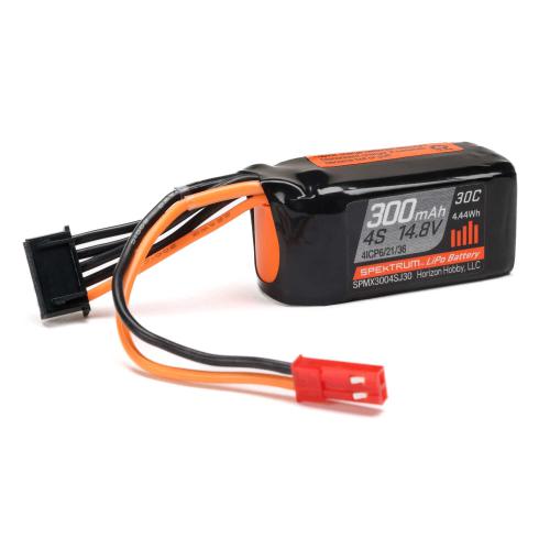 SPMX3004SJ30 - Spektrum 4S 14.8V 300mAh 30C LiPo Battery SPMX3004SJ30 SPMX3004SJ30 - Spektrum 4S 14.8V 300mAh 30C LiPo Battery SPMX3004SJ30