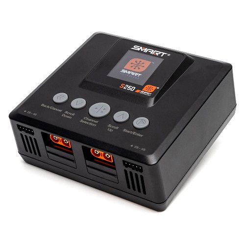 SPMXC2060I - S250 AC Smart Ladegeraet 2x50W (EU Cord) Spektrum SPMXC2060I SPMXC2060I - S250 AC Smart Ladegeraet 2x50W (EU Cord) Spektrum SPMXC2060I
