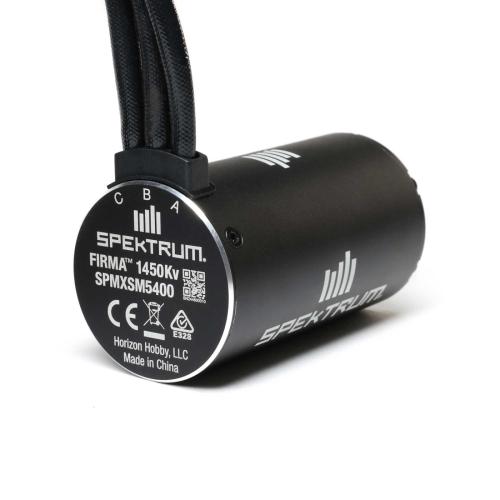 SPMXSM5400 - Firma 4685-1450Kv Brushless Motor: 8mm Spektrum SPMXSM5400 SPMXSM5400 - Firma 4685-1450Kv Brushless Motor: 8mm Spektrum SPMXSM5400