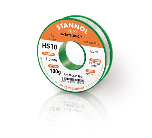STAN631906 - Loetdraht S-Sn99.3Cu0.7 HS10 1mm (100g) Stannol STAN631906