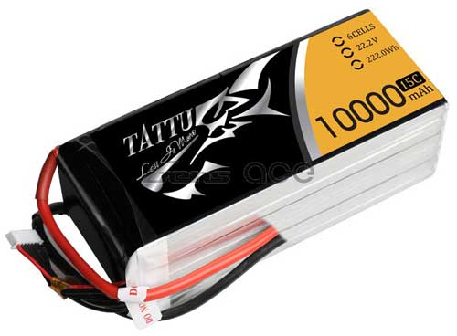 TA-15C-10000-6S1P - Tattu 10000mAh 22.2V 15C 6S1P LIPO GENS ACE TA-15C-10000-6S1P TA-15C-10000-6S1P - Tattu 10000mAh 22.2V 15C 6S1P LIPO GENS ACE TA-15C-10000-6S1P