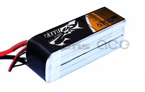 TA-25C-6750-4S1P - Tattu 6750mAh 14.8V 25C 4S1P LIPO GENS ACE TA-25C-6750-4S1P TA-25C-6750-4S1P - Tattu 6750mAh 14.8V 25C 4S1P LIPO GENS ACE TA-25C-6750-4S1P
