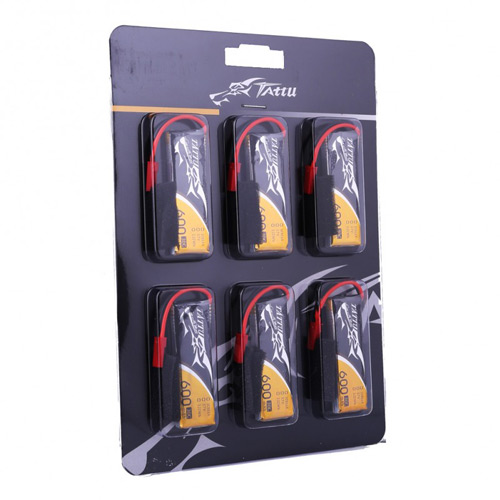 TA-30C-600-1S1P-JST-6 - Tattu 600mAh 3.7V 30C 1S1P Lipo JST BEC (6 Stk) GENS ACE TA-30C-600-1S1P-JST-6 TA-30C-600-1S1P-JST-6 - Tattu 600mAh 3.7V 30C 1S1P Lipo JST BEC (6 Stk) GENS ACE TA-30C-600-1S1P-JST-6