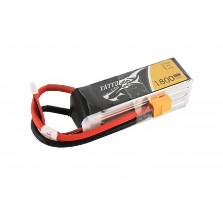 TA-45C-1800-4S1P - Tattu 1800mAh 14.8V 45C 4S1P LIPO GENS ACE TA-45C-1800-4S1P TA-45C-1800-4S1P - Tattu 1800mAh 14.8V 45C 4S1P LIPO GENS ACE TA-45C-1800-4S1P