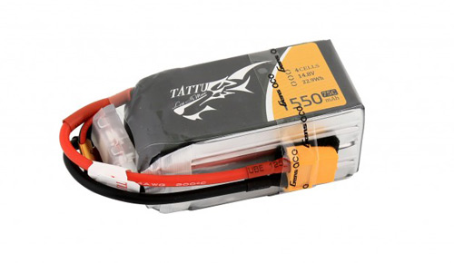 TA-75C-1550-4S1P - Tattu 1550mAh 14.8V 75C 4S1P LIPO GENS ACE TA-75C-1550-4S1P TA-75C-1550-4S1P - Tattu 1550mAh 14.8V 75C 4S1P LIPO GENS ACE TA-75C-1550-4S1P