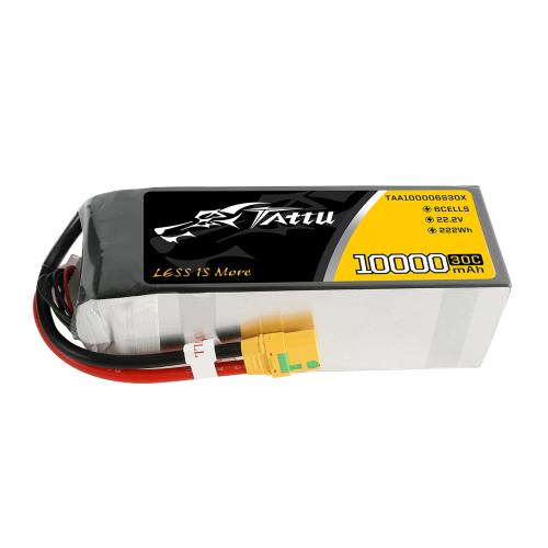 TAA100006S30X - Tattu 10000mAh 22.2V 30C 6S1P Lipo Battery Pack with XT90 Anti-spark Plug TAA100006S30X TAA100006S30X - Tattu 10000mAh 22.2V 30C 6S1P Lipo Battery Pack with XT90 Anti-spark Plug TAA100006S30X