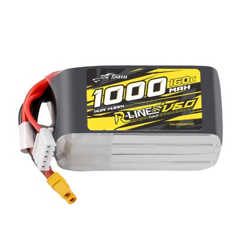 TAA10004S16X3 - Tattu R-Line Version 6.0 1000 mAh 14.8 V 160C 4S1P LiPo-Akku TAA10004S16X3 TAA10004S16X3 - Tattu R-Line Version 6.0 1000 mAh 14.8 V 160C 4S1P LiPo-Akku TAA10004S16X3