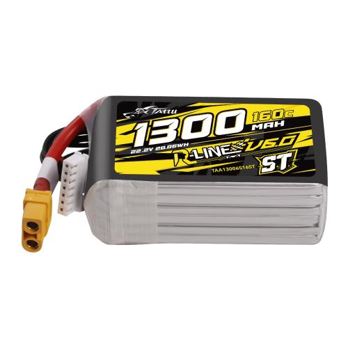 TAA13006S16ST - Tattu R-Line Version 6.0 1300 mAh 22.2 V 160C 6S LiPo-Akku TAA13006S16ST TAA13006S16ST - Tattu R-Line Version 6.0 1300 mAh 22.2 V 160C 6S LiPo-Akku TAA13006S16ST