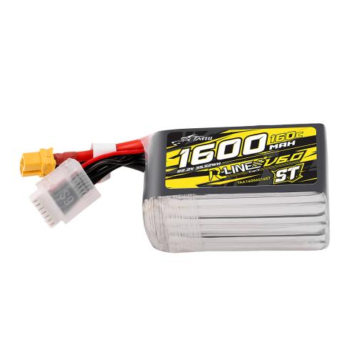TAA16006S16ST - Tattu R-Line V6 1600 mAh 6S 160C LiPo-Akku TAA16006S16ST TAA16006S16ST - Tattu R-Line V6 1600 mAh 6S 160C LiPo-Akku TAA16006S16ST