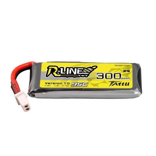 TAA3001S95BT - Tattu 300 mAh. 3.8 V. 95 C. 1S1P HV-Lipo-Akku GENS ACE TAA3001S95BT TAA3001S95BT - Tattu 300 mAh. 3.8 V. 95 C. 1S1P HV-Lipo-Akku GENS ACE TAA3001S95BT
