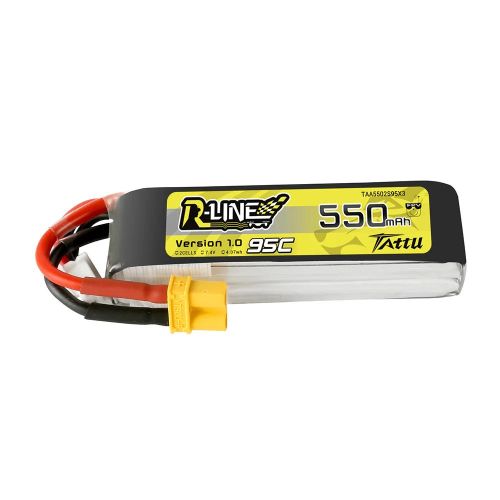 TAA5502S95XT3 - Tattu R-Line 550mAh 7.4V 2S1P 95C Lipo Battery GENS ACE TAA5502S95XT3 TAA5502S95XT3 - Tattu R-Line 550mAh 7.4V 2S1P 95C Lipo Battery GENS ACE TAA5502S95XT3