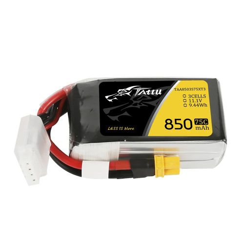 TAA8503S75XT3 - Tattu 850 mAh 11.1 V 75C 3S1P Lipo-Akku mit XT30-Stecker GENS ACE TAA8503S75XT3 TAA8503S75XT3 - Tattu 850 mAh 11.1 V 75C 3S1P Lipo-Akku mit XT30-Stecker GENS ACE TAA8503S75XT3