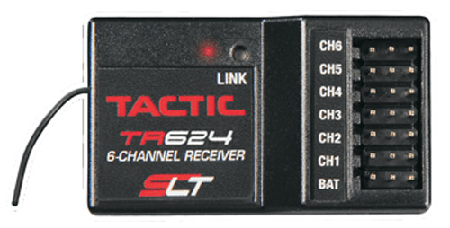 TACL0624 - TR624 6-Kanal 2.4GHz FHSS SLT Empfaenger Tactic TACL0624 TACL0624 - TR624 6-Kanal 2.4GHz FHSS SLT Empfaenger Tactic TACL0624