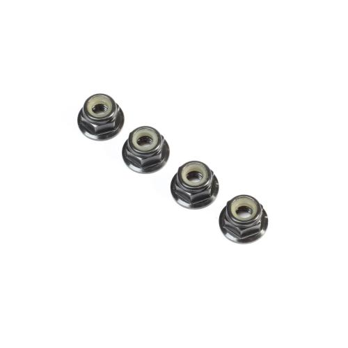 TLR236009 - Black Alum Flanged Locknut. M4 x 0.7mm x 7mm (4) TLR236009 TLR236009 - Black Alum Flanged Locknut. M4 x 0.7mm x 7mm (4) TLR236009