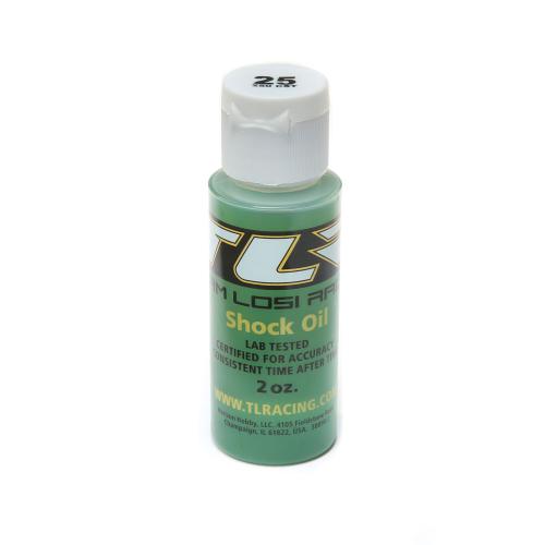 TLR74004 - Silicone Shock Oil. 25WT. 250CST. 2oz TLR74004 TLR74004 - Silicone Shock Oil. 25WT. 250CST. 2oz TLR74004