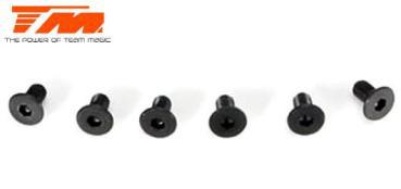 TM126306 - Schrauben Senkkopf Team Magic TM126306 TM126306 - Schrauben Senkkopf Team Magic TM126306