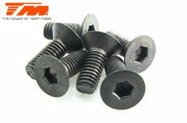 TM126308 - Schrauben Senkkopf Hex (Allen) M3 x 8mm Team Magic TM126308 TM126308 - Schrauben Senkkopf Hex (Allen) M3 x 8mm Team Magic TM126308