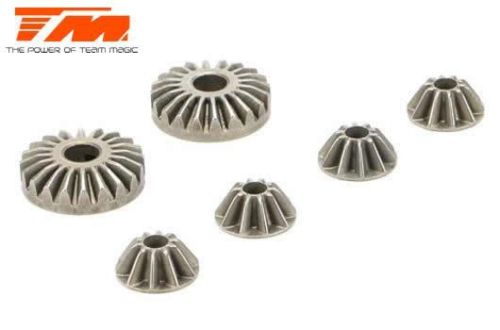 TM510106 - E5 - Differential Bevel Gear Set (for 1 diff) Team Magic TM510106 TM510106 - E5 - Differential Bevel Gear Set (for 1 diff) Team Magic TM510106