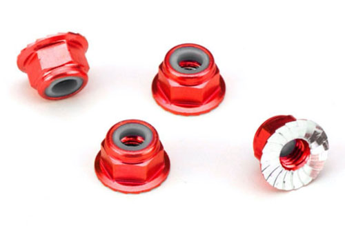 TRX1747A - Traxxas Muttern 4mm rot mit Flansch TRX1747A TRX1747A - Traxxas Muttern 4mm rot mit Flansch TRX1747A