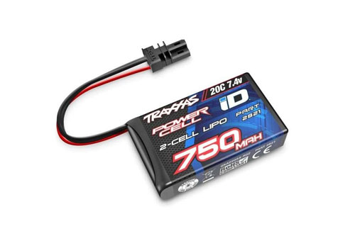 TRX2821 - Traxxas 7.4V 2S1P 750mAh 20C iD TRX2821 TRX2821 - Traxxas 7.4V 2S1P 750mAh 20C iD TRX2821