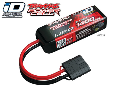 TRX2823X - Traxxas 11.1V 3S1P 1400mAh 25C iD TRX2823X TRX2823X - Traxxas 11.1V 3S1P 1400mAh 25C iD TRX2823X