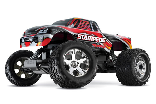 TRX36054-1REDX - Stampede 1:10 2WD Brushed Monster Truck. rot - RTR Traxxas TRX36054-1REDX