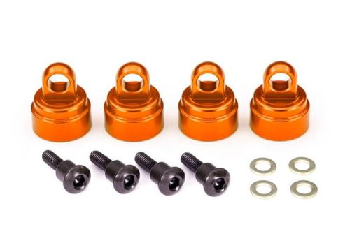 TRX3767T - Ultra-Daempferkappen Aluminium orange (4) Traxxas TRX3767T TRX3767T - Ultra-Daempferkappen Aluminium orange (4) Traxxas TRX3767T