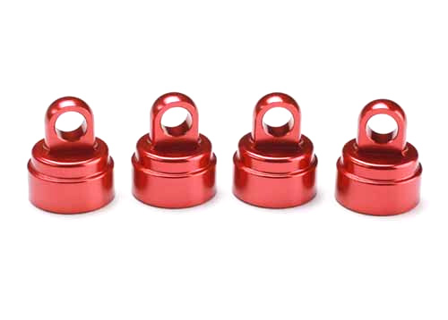 TRX3767X - Ultra Shocks Daempferkappen (4) Alu rot eloxiert Traxxas TRX3767X TRX3767X - Ultra Shocks Daempferkappen (4) Alu rot eloxiert Traxxas TRX3767X
