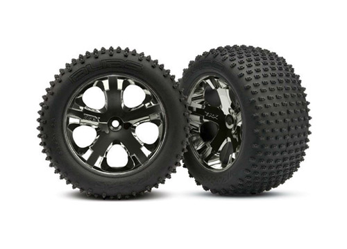 TRX3770A - Raeder (2) alias 2.8R auf black-chrome-Felgen-hinten (2) Traxxas TRX3770A TRX3770A - Raeder (2) alias 2.8R auf black-chrome-Felgen-hinten (2) Traxxas TRX3770A