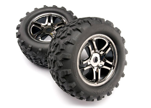 TRX4983A - Raeder komplett. Reifen Maxx_Felge SS blackchrome (2) Traxxas TRX4983A TRX4983A - Raeder komplett. Reifen Maxx_Felge SS blackchrome (2) Traxxas TRX4983A