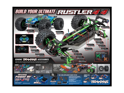 TRX61557 - Unterlage Rustler 4x4 Traxxas TRX61557 TRX61557 - Unterlage Rustler 4x4 Traxxas TRX61557