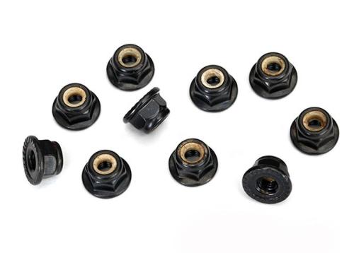 TRX8347 - Stopmutter mit Flansch 4mm. verzahnt. schwarz Traxxas TRX8347 TRX8347 - Stopmutter mit Flansch 4mm. verzahnt. schwarz Traxxas TRX8347