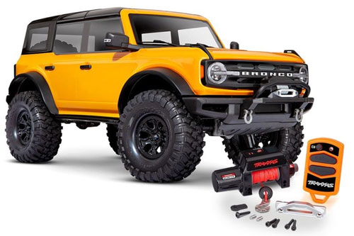 TRX92076-4ORNG-SET - TRX-4 Ford Bronco 4x4 Trail Crawler orange 1:10 - RTR Set Traxxas TRX92076-4ORNG-SET