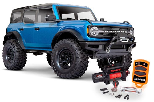 TRX92076-4VBLU-SET - TRX-4 Ford Bronco 4x4 Trail Crawler blau 1:10 - RTR Set Traxxas TRX92076-4VBLU-SET