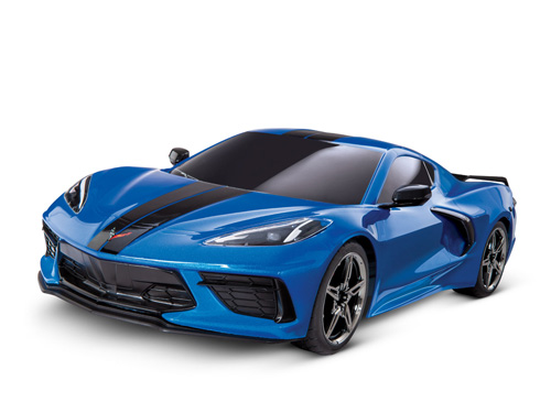 TRX93054-4BLUE - 4TEC 3.0 Corvette C8 blau 1:10 4WD Tourenwagen Brushed - ARTR Traxxas TRX93054-4BLUE