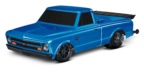 TRX94076-4BLUE - Drag Slash 1:10 2WD Chevy C10 Brushless Truck blau - RTR Traxxas TRX94076-4BLUE