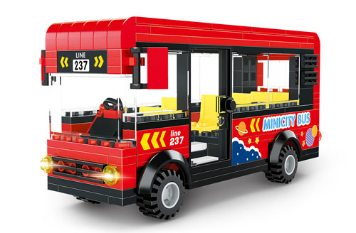 W3972 - Roter Linienbus (229 Teile) Wange W3972
