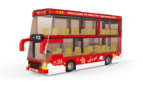 W5970 - Sight Seeing Bus (436 Teile) Wange W5970 W5970 - Sight Seeing Bus (436 Teile) Wange W5970