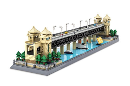 W6223B - Yangtze River Bridge Wuhan (1452 Teile) (Special Deal) Wange W6223B W6223B - Yangtze River Bridge Wuhan (1452 Teile) (Special Deal) Wange W6223B