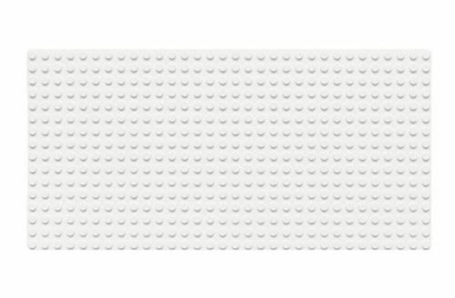 W8805-03 - Grundplatte weiSz 16x32 Noppen Wange W8805-03 W8805-03 - Grundplatte weiSz 16x32 Noppen Wange W8805-03