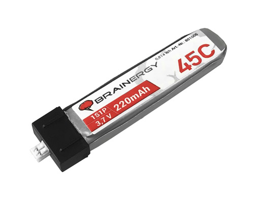 YUKI801005-A - Brainergy LiPo 1S1P 3.7V 220mAh 45C Yuki Model YUKI801005-A YUKI801005-A - Brainergy LiPo 1S1P 3.7V 220mAh 45C Yuki Model YUKI801005-A