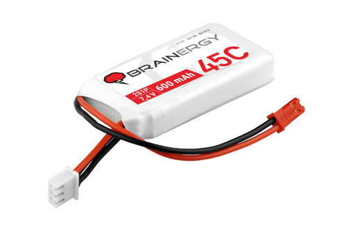 YUKI801010 - Brainergy LiPo 2S1P 7.4V 600mAh 45C Yuki Model YUKI801010 YUKI801010 - Brainergy LiPo 2S1P 7.4V 600mAh 45C Yuki Model YUKI801010