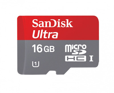 0439-ETC - SanDisk Ultra microSDHC UHS-I 16GB - Class 10 inkl. Adapter 0439-ETC