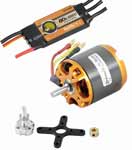 220-AL5004SET - D-Power Brushless SET AL50-04 & 80A Comet Regler