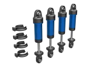 TRX9764-BLUE - Daempfer komplett blau (4). Alu TRX-4M